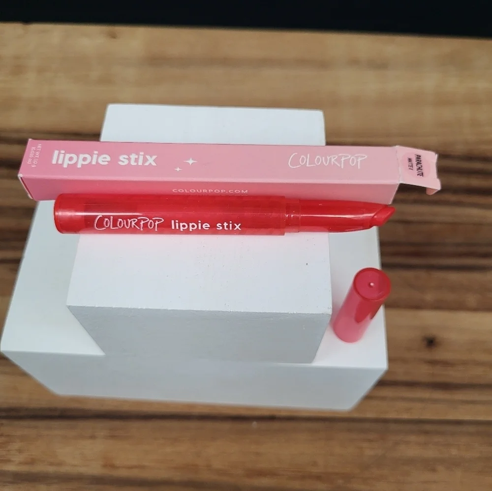 ColourPop Lippie Stix: Parachute (Coral Red Matte), NIB